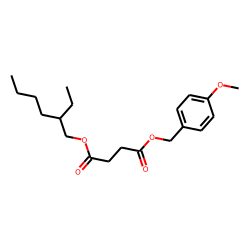 Succinic acid, 2-ethylhexyl 4-methoxybenzyl ester
