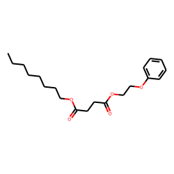 Succinic acid, octyl 2-phenoxyethyl ester