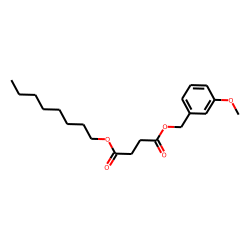 Succinic acid, 3-methoxybenzyl octyl ester