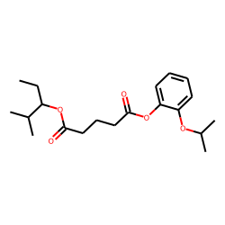 Glutaric acid, 2-methylpent-3-yl 2-isopropoxyphenyl ester