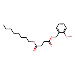 Succinic acid, 2-methoxybenzyl octyl ester