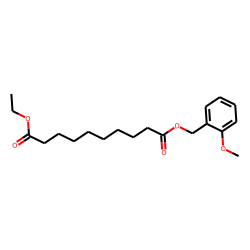 Sebacic acid, ethyl 2-methoxybenzyl ester