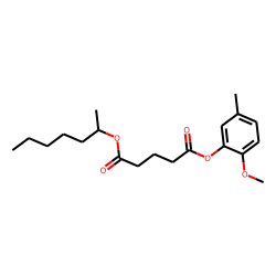 Glutaric acid, hept-2-yl 5-methyl-2-methoxybenzyl ester