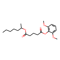 Glutaric acid, hept-2-yl 2,6-dimethoxyphenyl ester
