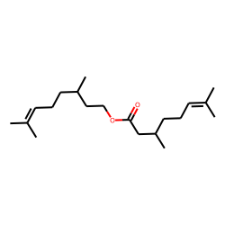 3,7-dimethyl-6-octenyl 3,7-dimethyloct-6-enoate