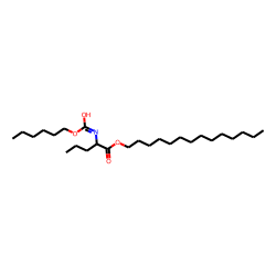 L-Norvaline, N-hexyloxycarbonyl-, tetradecyl ester