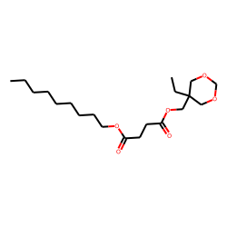 Succinic acid, (5-ethyl-1,3-dioxan-5-yl)methyl nonyl ester