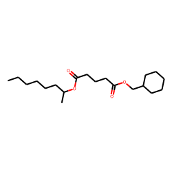 Glutaric acid, cyclohexylmethyl 2-octyl ester