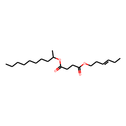 Succinic acid, dec-2-yl trans-hex-3-en-1-yl ester