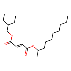 Fumaric acid, 2-ethylbutyl dec-2-yl ester