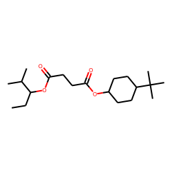 Succinic acid, 2-methylpent-3-yl trans-4-tert-butylcyclohexyl ester