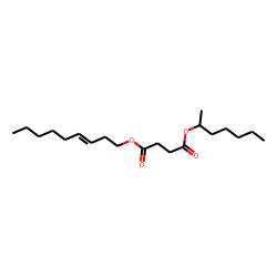 Succinic acid, hept-2-yl non-3-en-1-yl ester