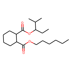 1,2-Cyclohexanedicarboxylic acid, hexyl 2-methylpent-3-yl ester