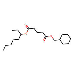 Glutaric acid, cyclohexylmethyl 3-octyl ester