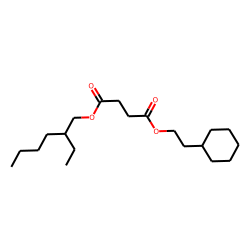 Succinic acid, 2-ethylhexyl 2-cyclohexylethyl ester
