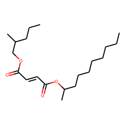 Fumaric acid, 2-methylpentyl dec-2-yl ester