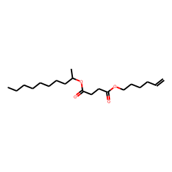 Succinic acid, dec-2-yl hex-5-en-1-yl ester