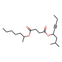 Succinic acid, hept-2-yl 2-methyloct-5-yn-4-yl ester