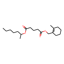 Glutaric acid, (2-methylcyclohex-1-enyl)methyl hept-2-yl ester