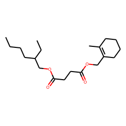 Succinic acid, 2-ethylhexyl (2-methylcyclohex-1-en-1-yl)methyl ester