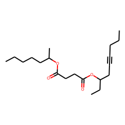 Succinic acid, hept-2-yl non-5-yn-3-yl ester