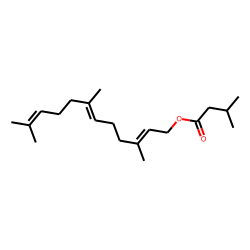( E, E)-farnesyl 3-methylbutanoate