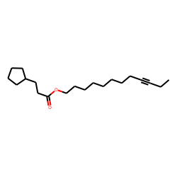 3-Cyclopentylpropionic acid, dodec-9-ynyl ester