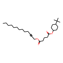 Glutaric acid, tridec-2-yn-1-yl trans-4-tert-butylcyclohexyl ester