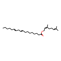 (9Z,12Z)-(E)-3,7-Dimethylocta-2,6-dien-1-yl octadeca-9,12-dienoate