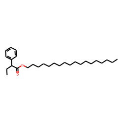 Butyric acid, 2-phenyl-, octadecyl ester