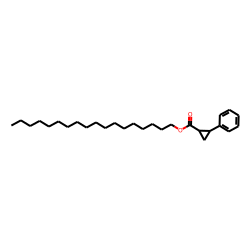 Cyclopropanecarboxylic acid, trans-2-phenyl-, octadecyl ester