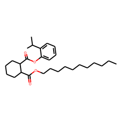 1,2-Cyclohexanedicarboxylic acid, 2-isopropylphenyl undecyl ester