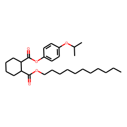 1,2-Cyclohexanedicarboxylic acid, undecyl 4-isopropyloxyphenyl diester