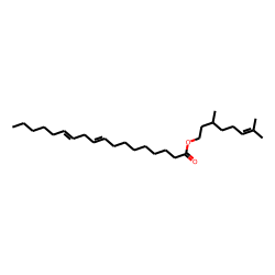 (9Z,12Z)-3,7-Dimethyloct-6-en-1-yl octadeca-9,12-dienoate