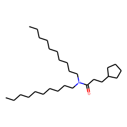 Propanamide, N,N-didecyl-3-cyclopentyl-