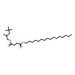 Succinic acid, hexadecyl 2,4,4-trimethylpentyl ester