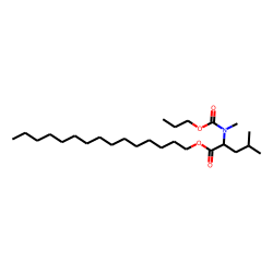 l-Leucine, N-methyl-n-propoxycarbonyl-, pentadecyl ester