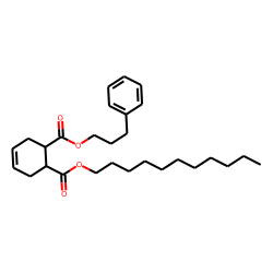 cis-Cyclohex-4-en-1,2-dicarboxylic acid, 3-phenylpropyl undecyl ester