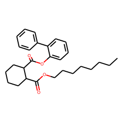 1,2-Cyclohexanedicarboxylic acid, 2-biphenyl octyl ester