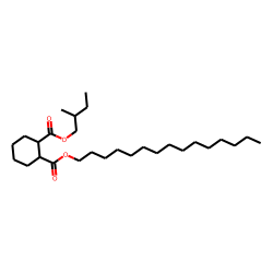1,2-Cyclohexanedicarboxylic acid, 2-methylbutyl pentadecyl ester