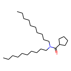 Cyclopentanecarboxamide, N,N-didecyl-