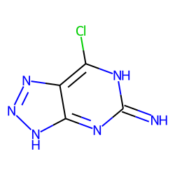 3H-v-triazolo[4,5-d]pyrimidine, 5-amino-7-chloro-