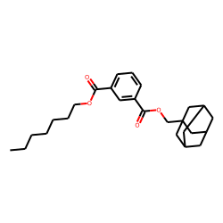 Isophthalic acid, 1-adamantylmethyl heptyl ester