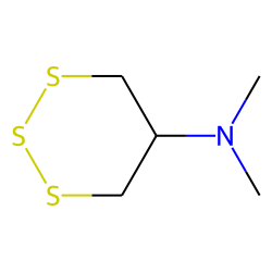 N,N-Dimethyl-1,2,3-trithian-5-amine