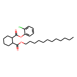 1,2-Cyclohexanedicarboxylic acid, 2-chlorophenyl dodecyl ester