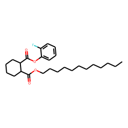 1,2-Cyclohexanedicarboxylic acid, dodecyl 2-fluorophenyl ester