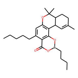 «delta»1-tetrahydrocannabinolic acid, n-butyl-boronate