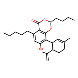 cannabidiolic acid, n-butyl-boronate