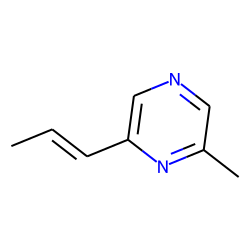 Pyrazine, 2-methyl-6-(1-propenyl)-, (Z)-