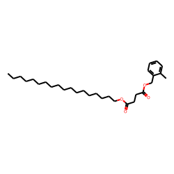 Succinic acid, 2-methylbenzyl octadecyl ester